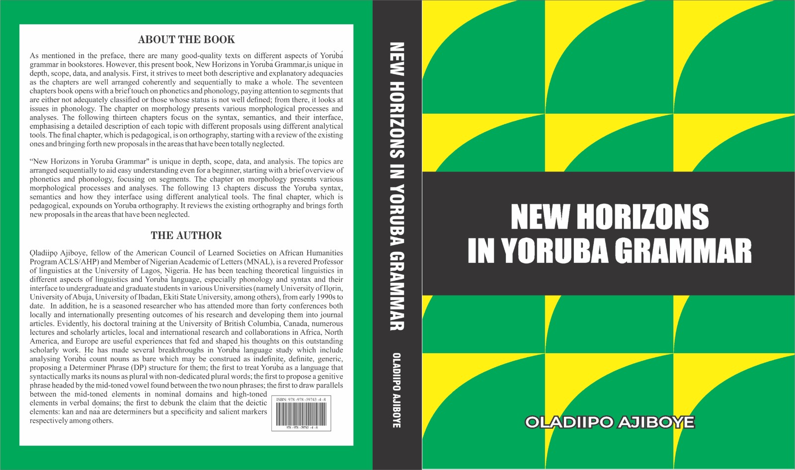 New Horizons in Yorùbá Grammar Book Cover
